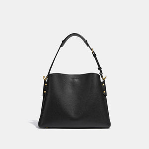 Coach Willow Shoulder Bag Leather Black - Image 3