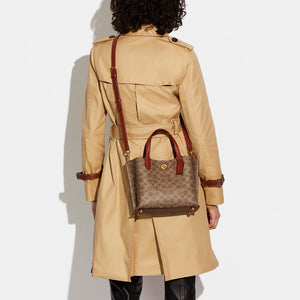 Coach Willow Tote Bag 24 In Signature Canvas - Image 6