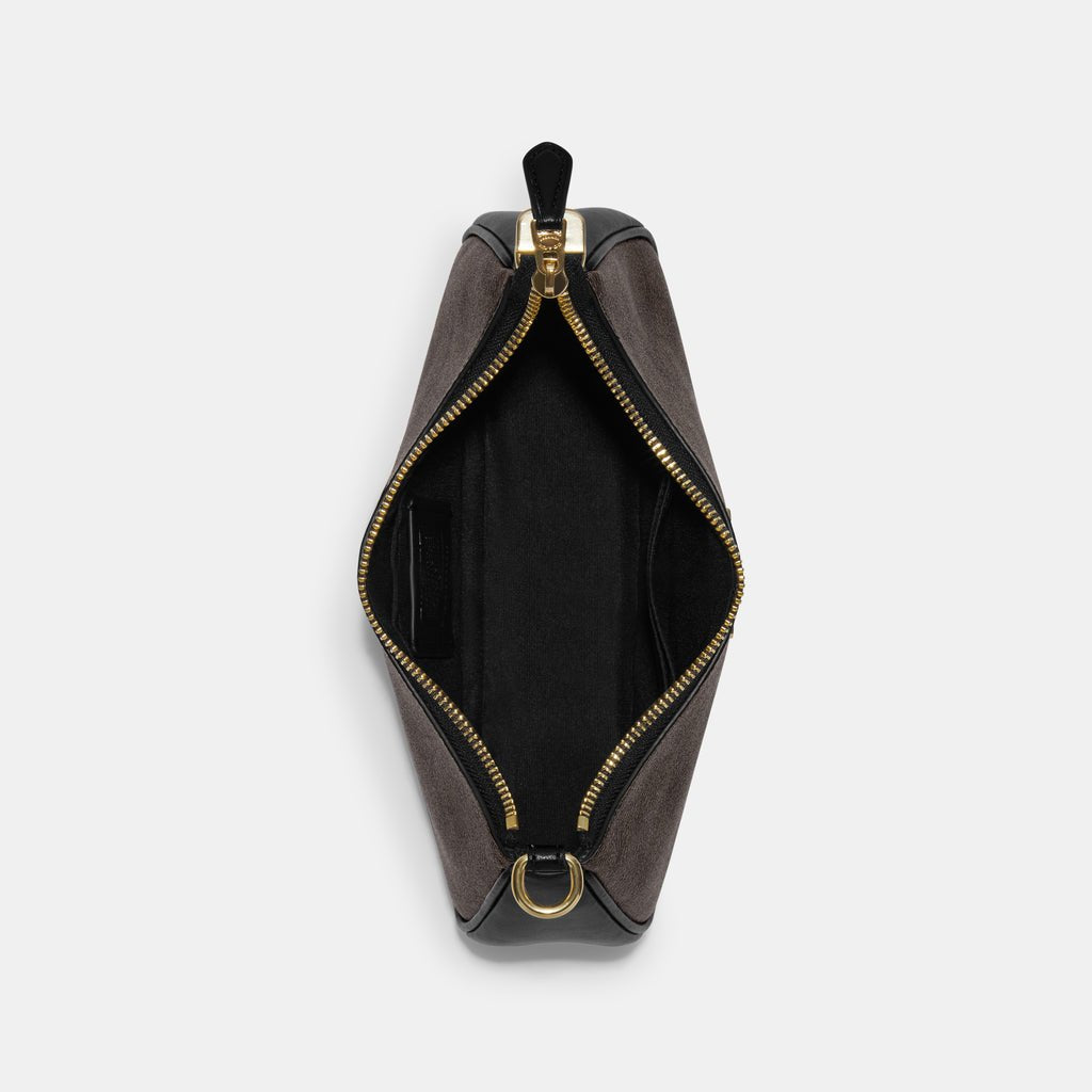 Coach Teri Shoulder Bag In Signature Canvas Brown Black - Image 3