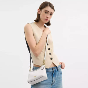 Coach Laurel Small Shoulder Bag Chalk - Image 5
