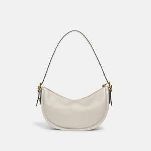 Coach Luna Shoulder Bag Leather White - Image 3
