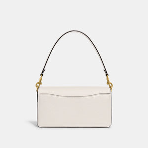 Tabby Shoulder Bag 26 refined pebble leather Chalk - Image 3