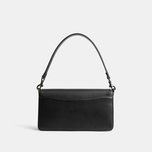 Tabby Shoulder Bag 26 refined pebble leather Black Dark - Image 3