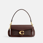 Tabby Shoulder Bag 26 Signature Coach Dark Brown Bag