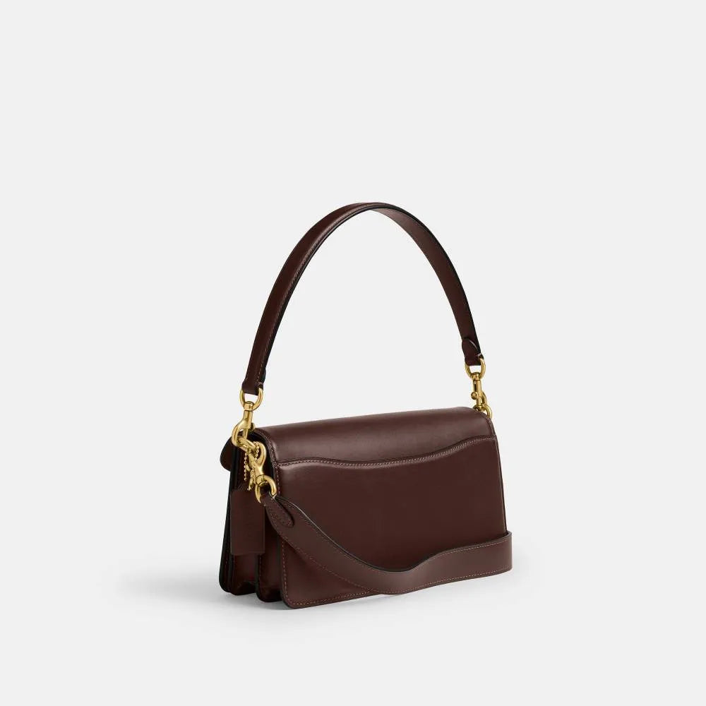Tabby Shoulder Bag 26 Signature Coach Dark Brown Bag - Image 2