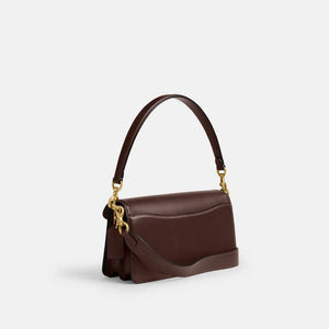 Tabby Shoulder Bag 26 Signature Coach Dark Brown Bag - Image 2