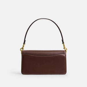 Tabby Shoulder Bag 26 Signature Coach Dark Brown Bag - Image 3