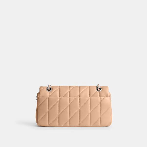 Tabby Shoulder Bag 26 With Quilting Nude - Image 3