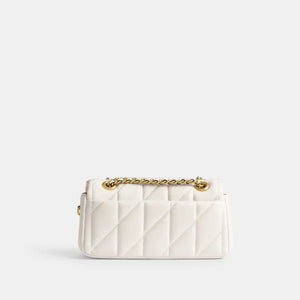 Tabby Shoulder Bag 20 With Quilting leather Chalk Gold - Image 3