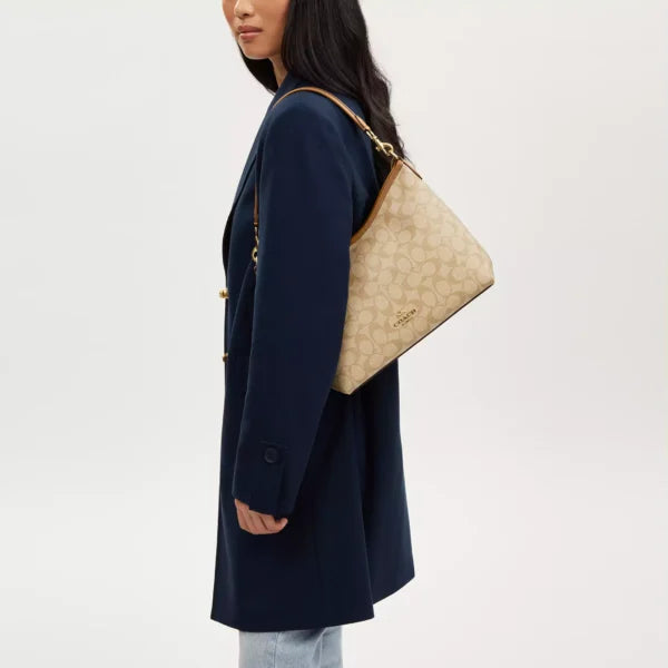 Coach Laurel Shoulder Bag In Signature Canvas - Image 5