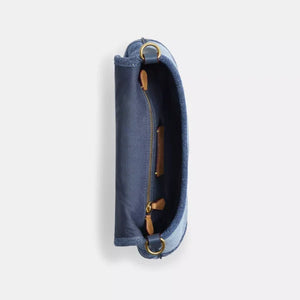Coach Soho Flap Bag In Repurposed Denim - Image 5