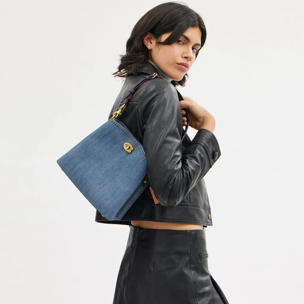 Coach Willow Bucket Bag Denim - Image 5