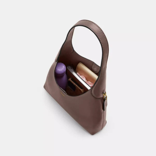 Coach Brooklyn Shoulder Bag 28 Dark Stone - Image 4