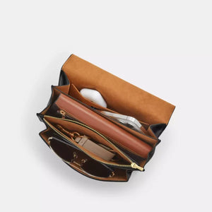 Coach Klare Crossbody Bag In Signature Canvas Walnut Black - Image 7