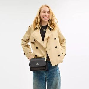 Coach Klare Crossbody Bag In Signature Canvas Walnut Black - Image 2