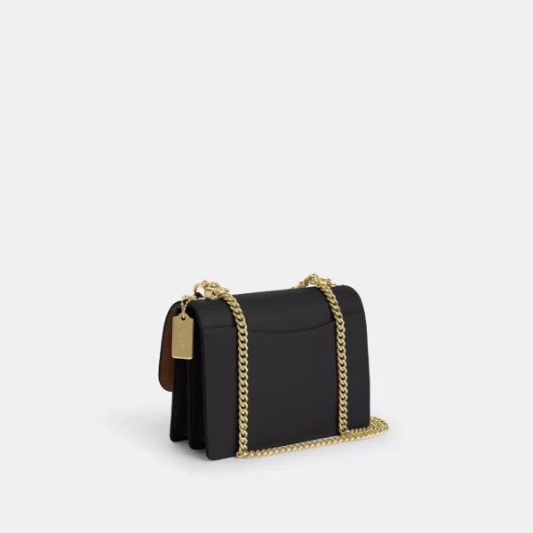 Coach Klare Crossbody Bag In Signature Canvas Tan Black - Image 6