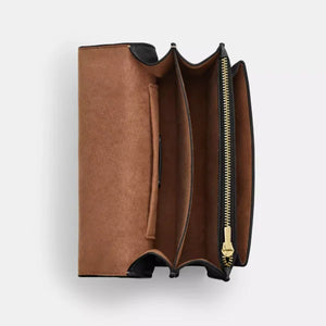 Coach Mini Klare Crossbody Bag In Signature Canvas Walnut Black - Image 4