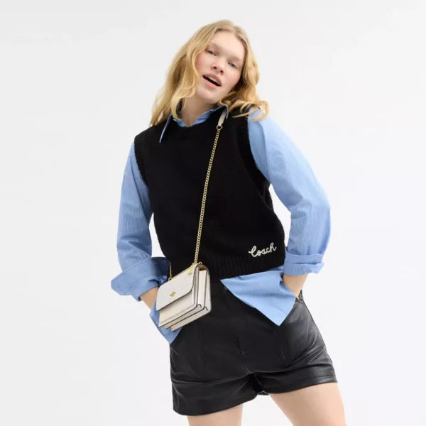 Coach Mini Klare Crossbody Bag In Signature Canvas White Chalk - Image 5