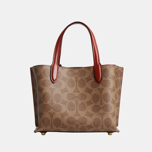 Coach Willow Tote Bag 18 In Signature Canvas - Image 3
