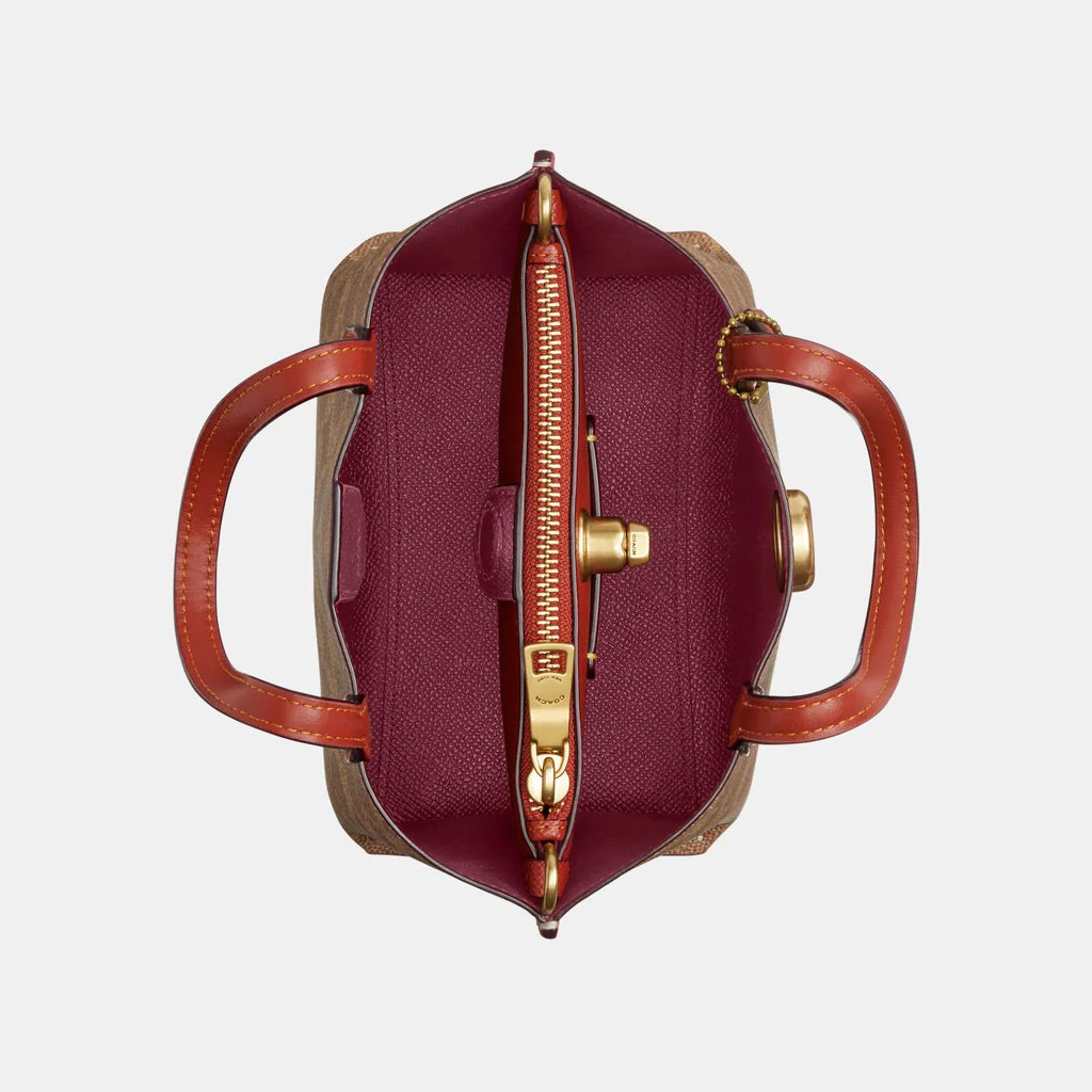 Coach Willow Tote Bag 18 In Signature Canvas - Image 4
