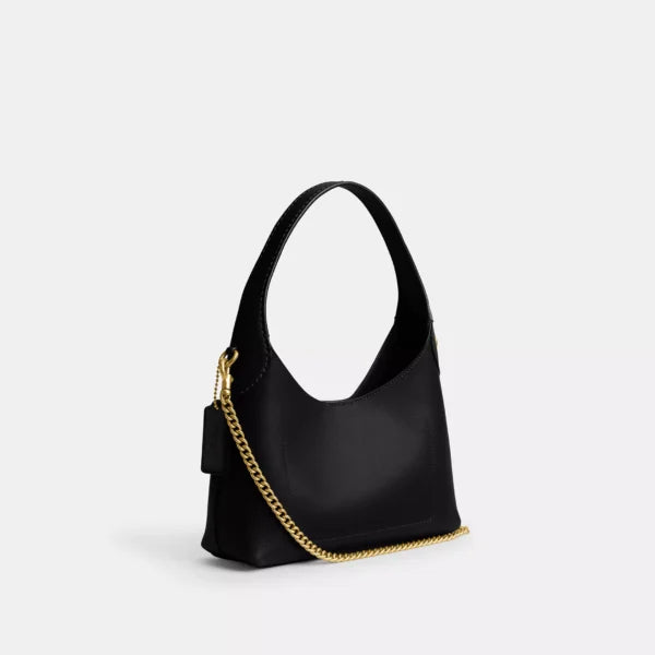 Coach Brooklyn Shoulder Bag 23 Black - Image 2
