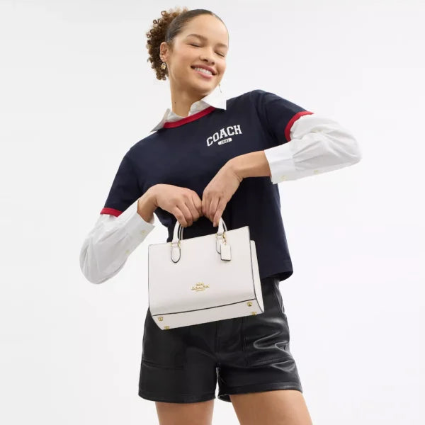 Coach Maggie Small Tote Bag Chalk - Image 2