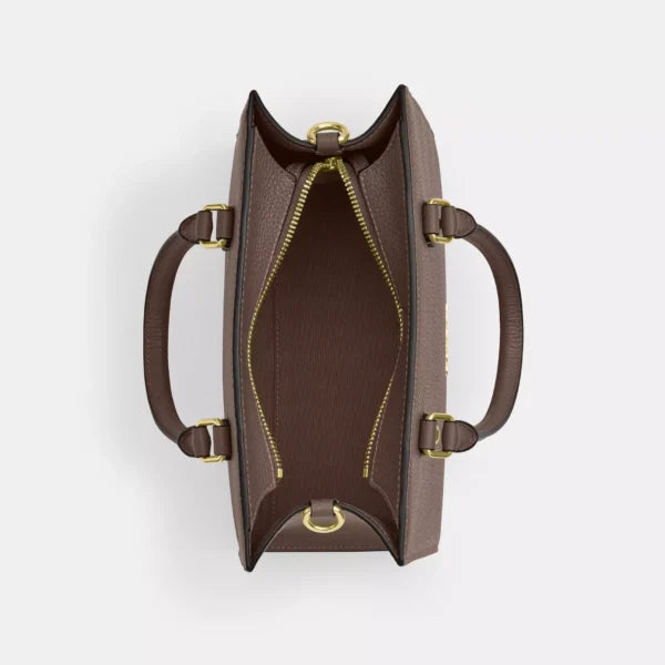Coach Maggie Small Tote Bag Dark Stone - Image 5