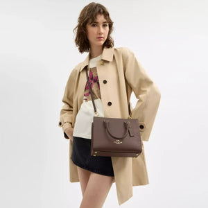 Coach Maggie Small Tote Bag Dark Stone - Image 3