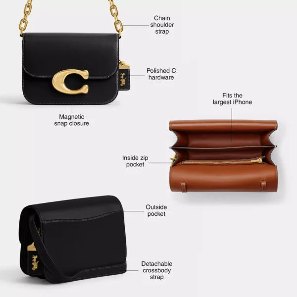 Coach Idol Leather Black - Image 7