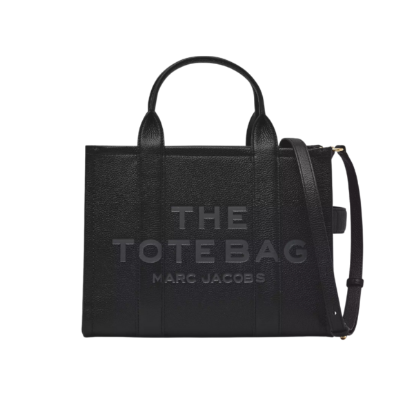 The Marc Jacobs Medium Tote Bag Leather Black