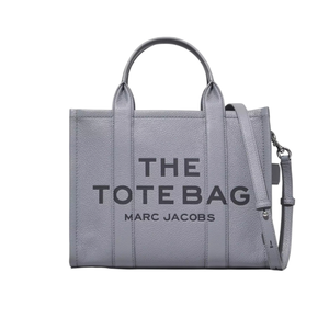 The Marc Jacobs Medium Tote Bag Leather Wolf Grey