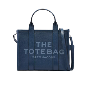 The Marc Jacobs Medium Tote Bag Leather Blue Sea