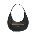 The Marc Jacobs Small Leather Crescent Shoulder Bag Black