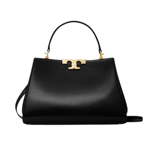 Tory Burch Eleanor Pebbled Stachel Bag Black