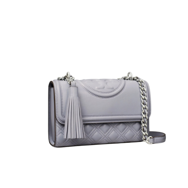 Tory Burch Fleming Small Convertible Shoulder Bag Cloud Blue