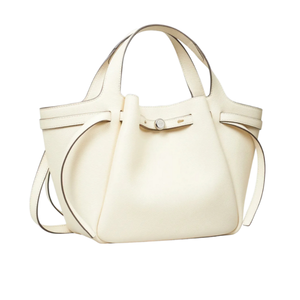 Tory Burch Small Romy Tote Light Cream
