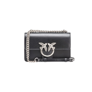 Mini Love Bag One Simply BLACK-ANTIQUE SILVER