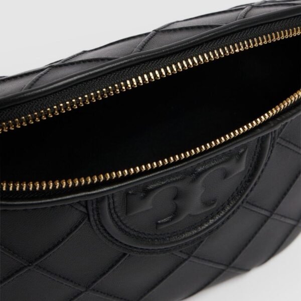 Tory Burch Fleming Soft Convertible Belt Bag Black - Image 7