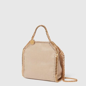 Stella McCartney Falabella Tiny Tote Bag Clotted Cream - Image 3