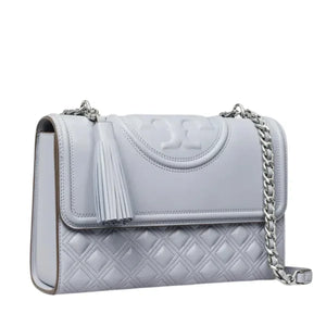 Tory Burch Fleming Convertible Shoulder Bag Cloud Blue - Image 2