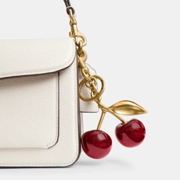 Cherry Bag Charm Apple Red - Image 2