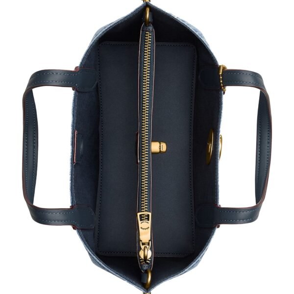 Coach Willow Tote Bag 24 In Denim - Image 4