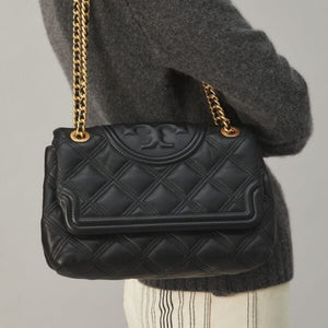 Tory Burch Fleming soft shoulder bag Black - Image 6