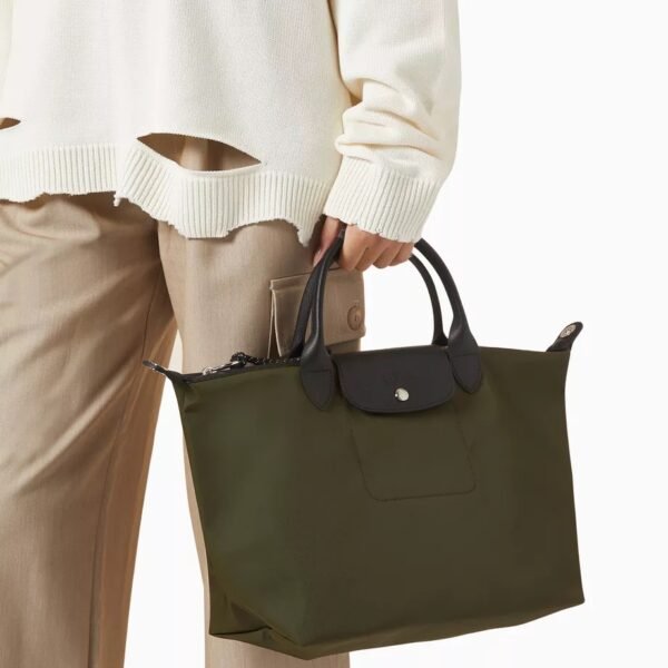 Le Pliage Energy L Handbag Khaki - Image 4