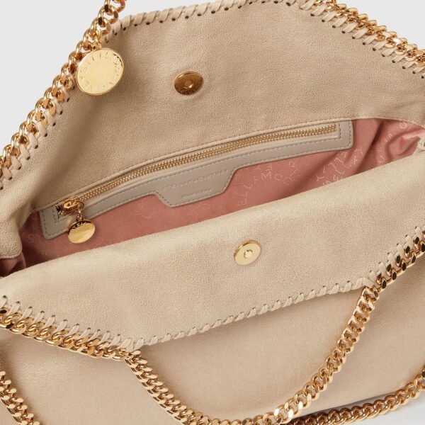 Stella McCartney Falabella Fold over tote bag Beige - Image 5