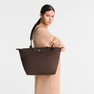 Le Pliage Green L Tote bag Mocha - Image 2