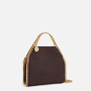 Stella McCartney Falabella Tiny Tote Bag Brown - Image 3