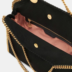 Stella McCartney Falabella chain-fold over tote bag Black gold - Image 5