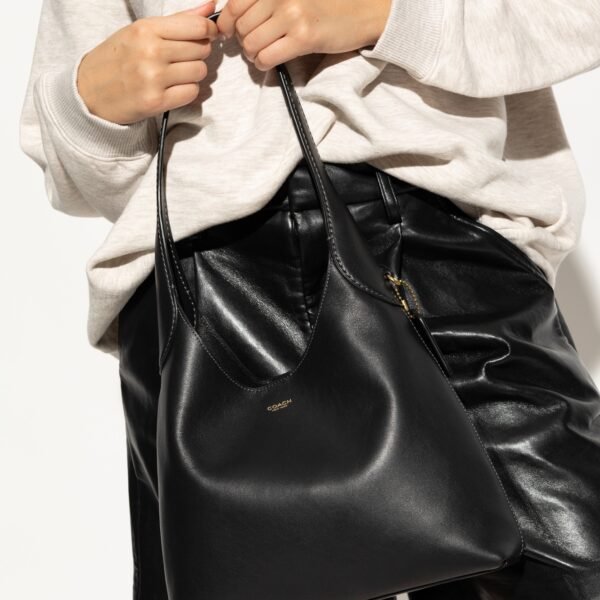 Coach Brooklyn Shoulder Bag 28 Black - Image 4