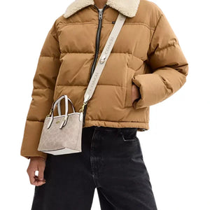 Coach City Mini Tote Bag In Signature Canvas Sand/Chalk - Image 4